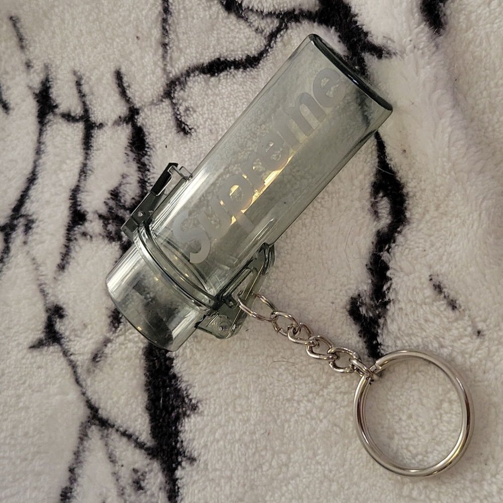 Supreme Waterproof lighter case keychain